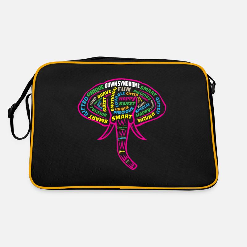 Down Syndrome Elephant Awareness Special Education Retro Tasche