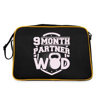 Partenaire de 9 mois WOD Pregnancy Workout Buddy - Sac Retro - noir/or - Dos