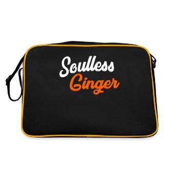 Funny Soulless Ginger Dia De Los Muertos Redhead Q - Retro Bag - black/gold - Back