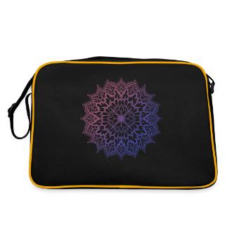 mandala - Retro Bag - black/gold - Back