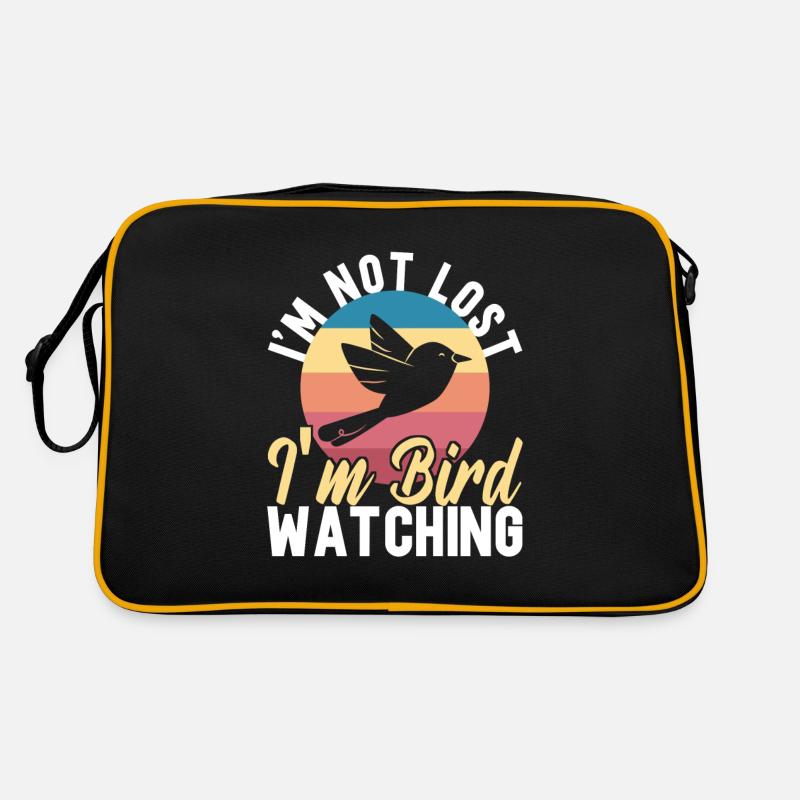 Birdwatcher Bird watching Ornithologist Retro Bag