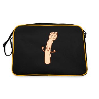 Bande dessinée Asperges - Sac Retro - noir/or - Dos