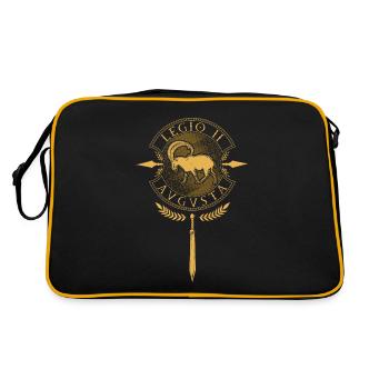 Legio II Augusta - Légion romaine - Sac Retro - noir/or - Dos