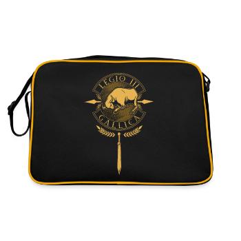 Legio III Gallica - Légion romaine - Sac Retro - noir/or - Dos