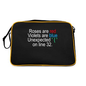 Programmer Computer Scientist Programming - Retro Bag - black/gold - Back