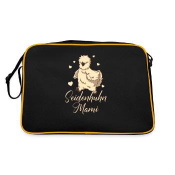 Silk Chicken Mommy - Silk Chicken - Sac Retro - noir/or - Dos