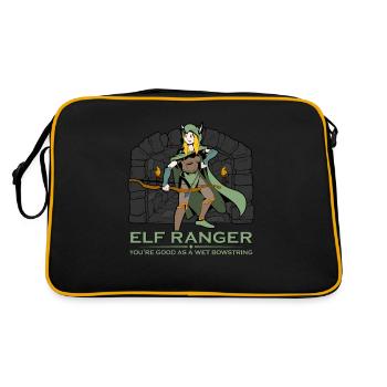 Personnage D20 Rpg - Onze Rangers - Sac Retro - noir/or - Dos