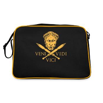 Caesar and Swords - Veni Vidi Vici - Retro Bag - black/gold - Back