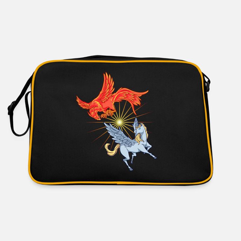 Animals of Mythology - Phoenix vs Pegasus Retro Bag