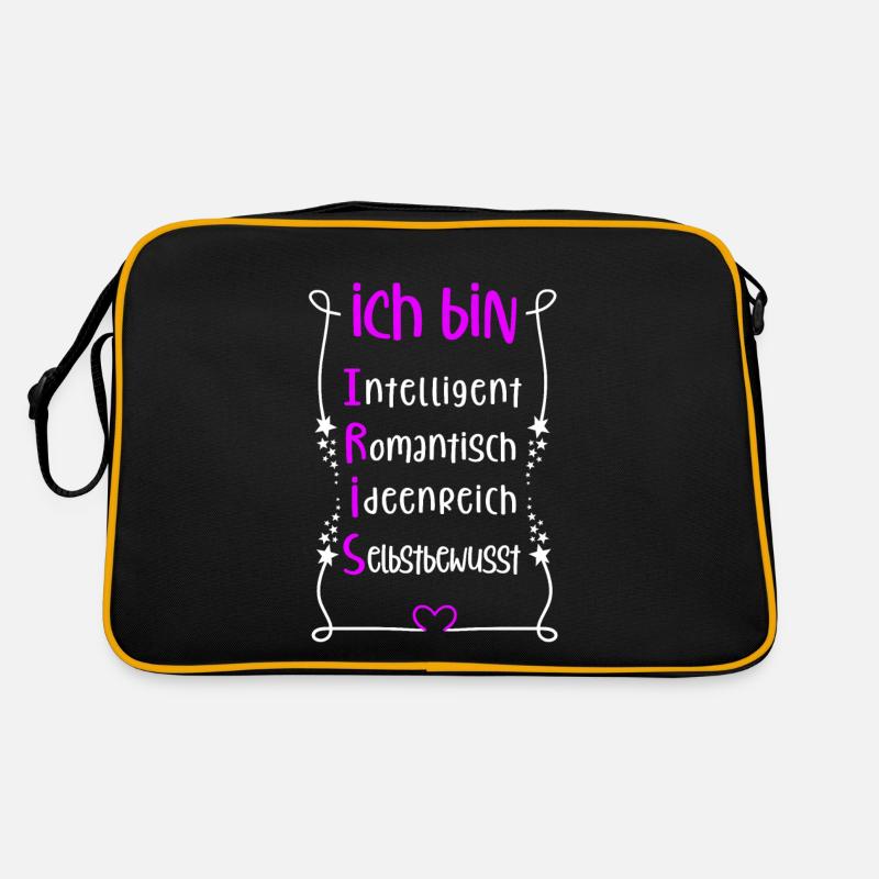 Für den besten Menschen - Ich bin Iris Retro Tasche
