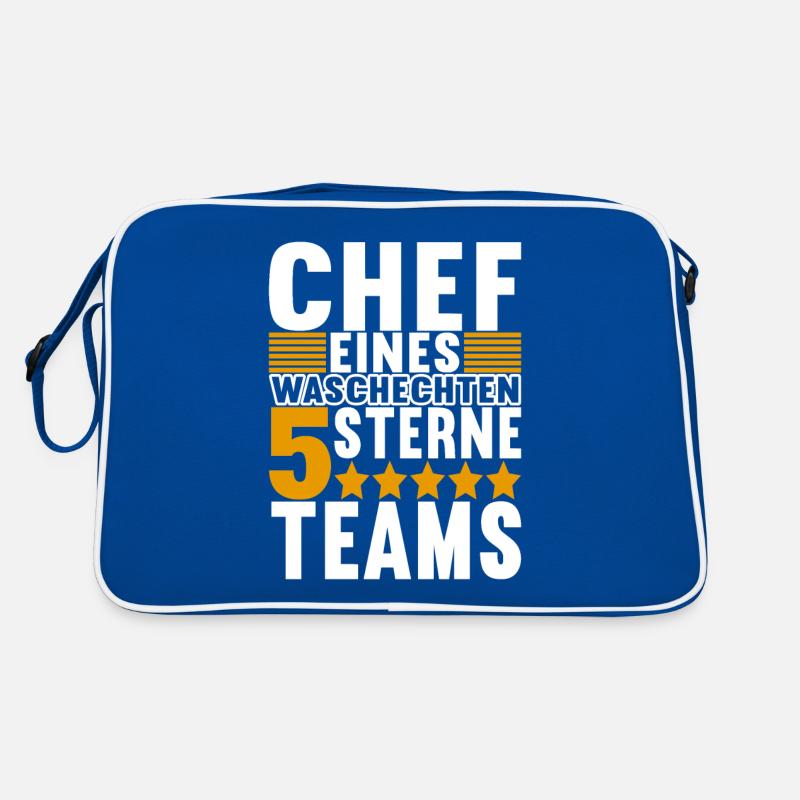 Abteilungsleiter Chef Retro Tasche