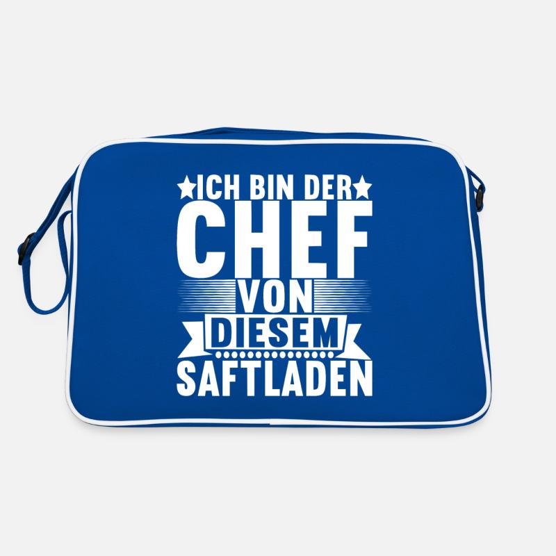 Abteilungsleiter Chef Retro Tasche