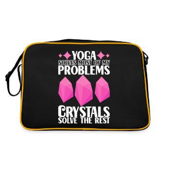 Yoga Yogi Relax - Retro Bag - black/gold - Back