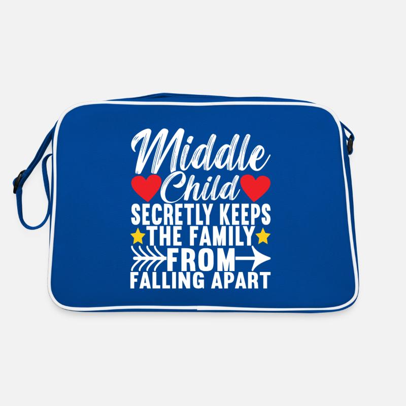 Enfants du milieu Frères et sœurs du milieu Sac Retro