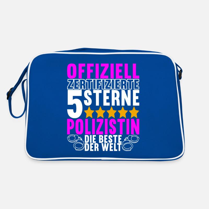Polizei Polizist Retro Tasche