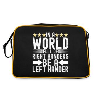 Gaucher - Sac Retro - noir/or - Dos