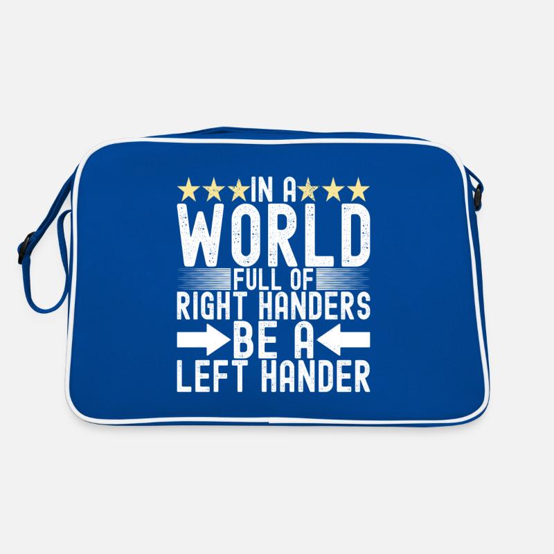 Linkshänder Retro Tasche
