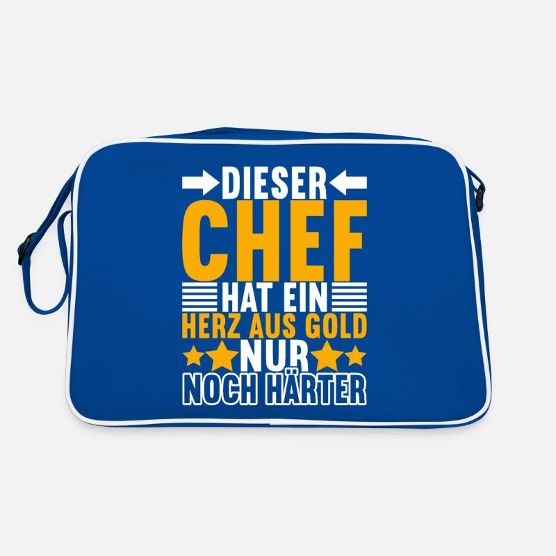 Abteilungsleiter Chef Retro Tasche