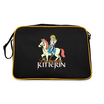 Knight Girl - Offspring Knight - Retro Bag - black/gold - Back
