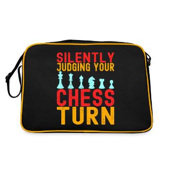 Chess Chess Players - Retro Bag - black/gold - Back