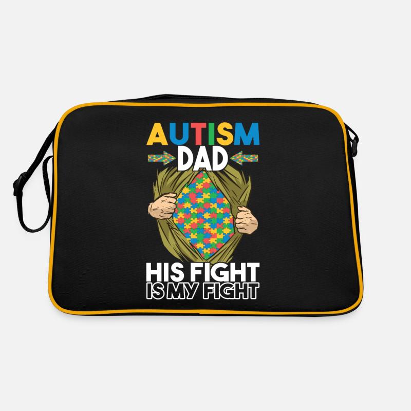 Autistic Autism Father Autistic Retro Bag