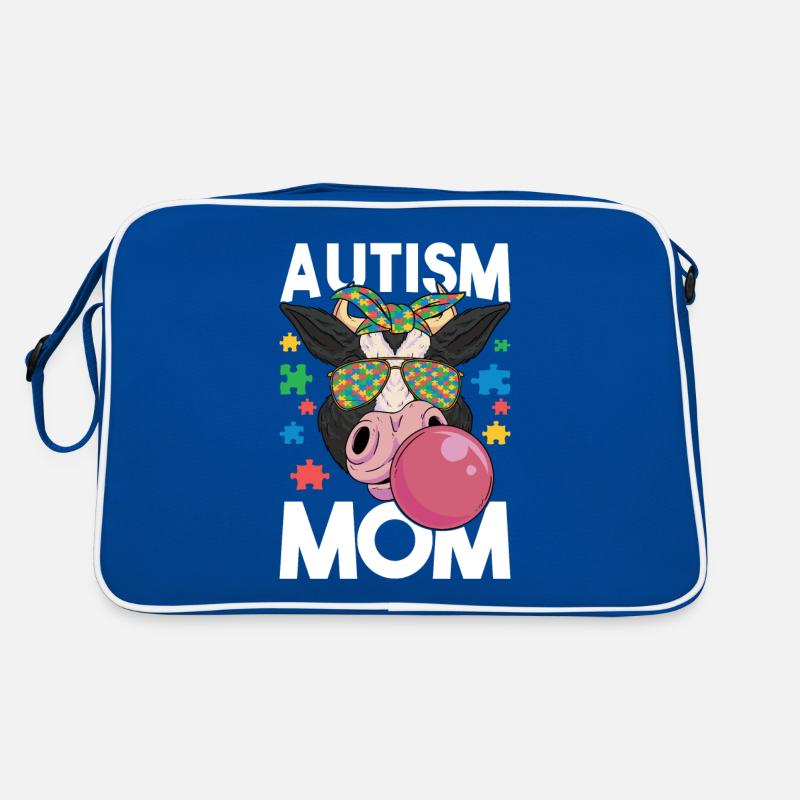 Autist Autismus Mutter Autistisch Retro Tasche