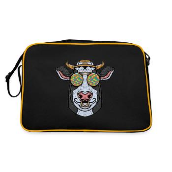 Autisme autistique Autiste - Sac Retro - noir/or - Dos