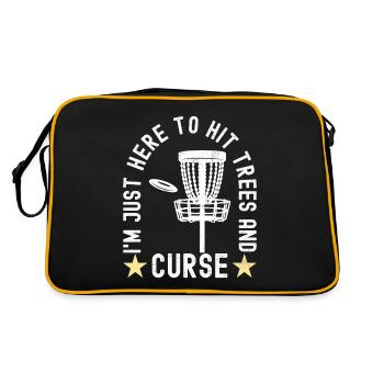 Disc Golf Disc Golfer - Retro Bag - black/gold - Back