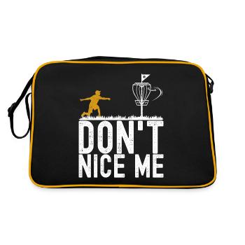 Disc Golf Disc Golfer - Retro Bag - black/gold - Back