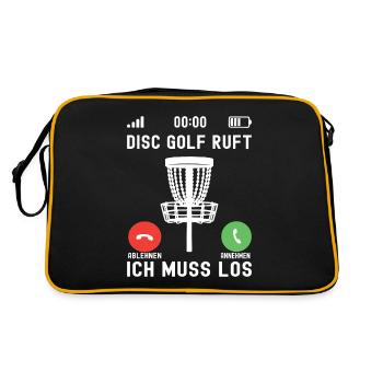 Disc Golf Disc Golfer - Retro Bag - black/gold - Back