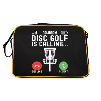 Disc Golf Disc Golfer - Retro Bag - black/gold - Back