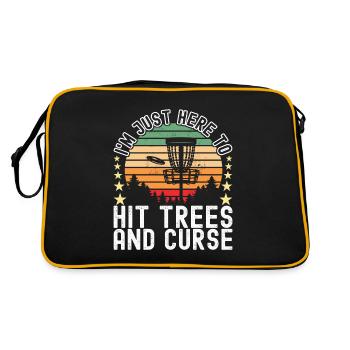 Disc Golf Disc Golfer - Retro Bag - black/gold - Back