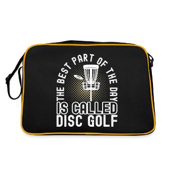 Disc Golf Disc Golfer - Retro Bag - black/gold - Back