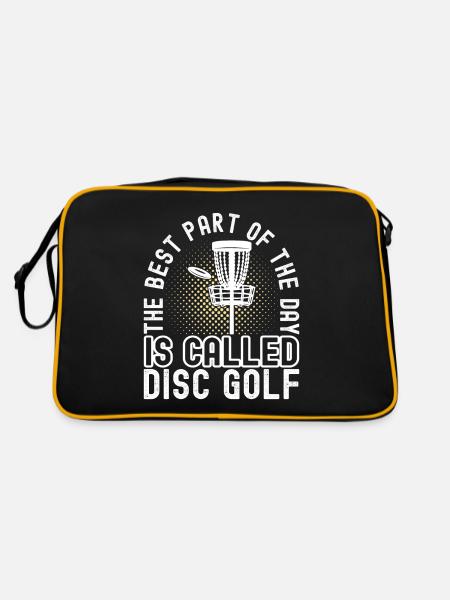 Disc Golf Disc Golfer - Retro Bag - black/gold - Back