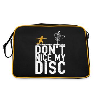 Disc Golf Disc Golfer - Retro Bag - black/gold - Back