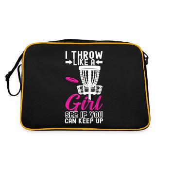 Disc Golf Disc Golfer - Retro Bag - black/gold - Back