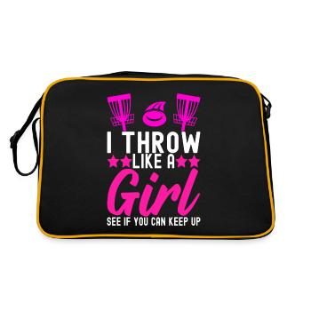 Disc Golf Disc Golfer - Retro Bag - black/gold - Back
