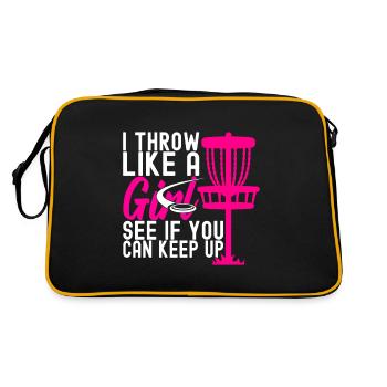 Disc Golf Disc Golfer - Retro Bag - black/gold - Back