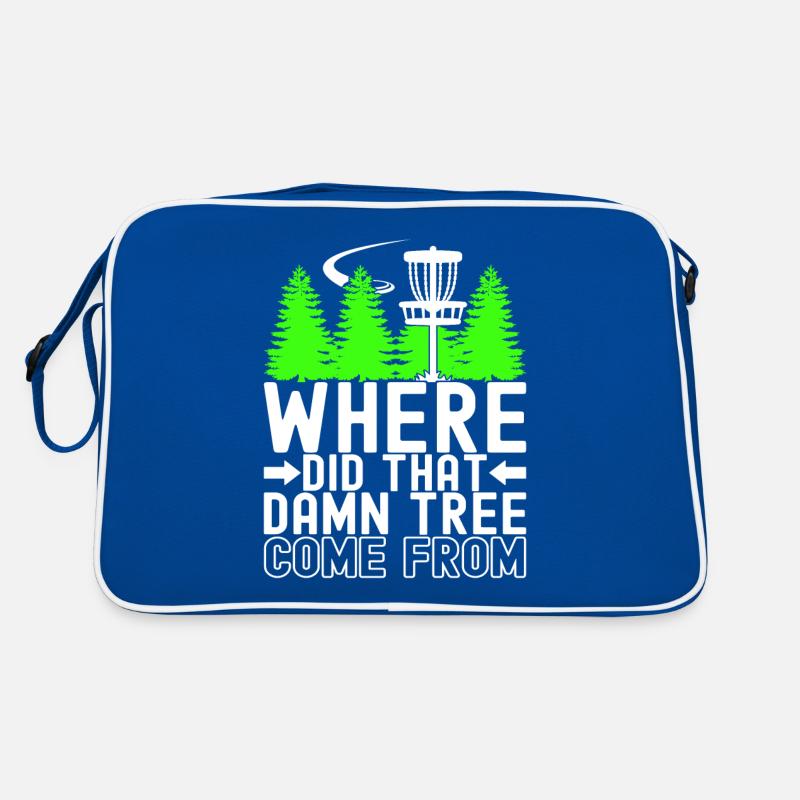 Disc Golf Disc Golfer Retro Bag