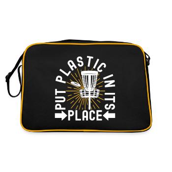 Disc Golf Disc Golfer - Retro Bag - black/gold - Back