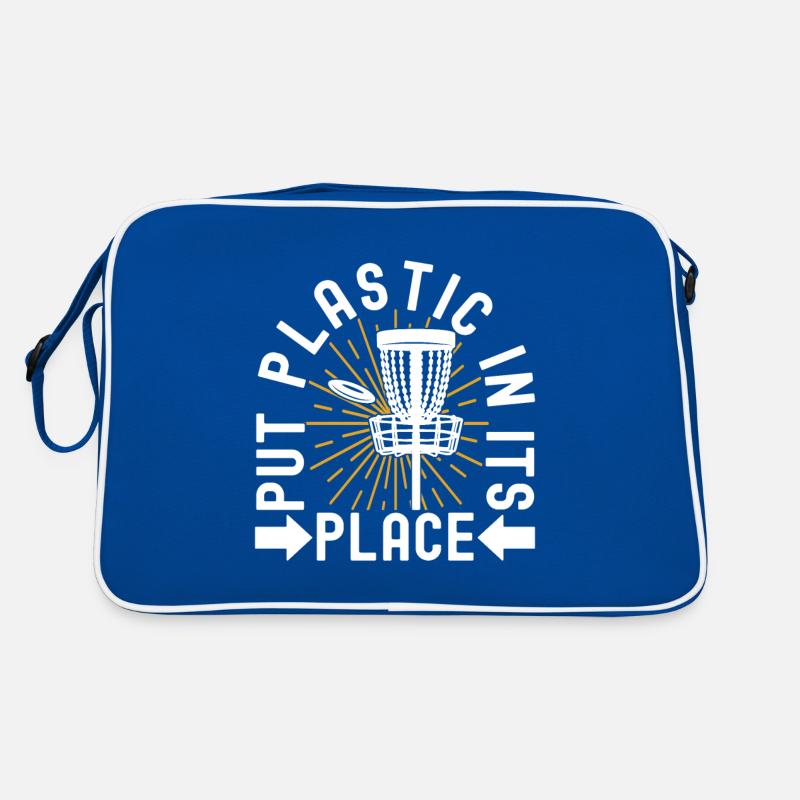 Disc Golf Disc Golfer Retro Bag