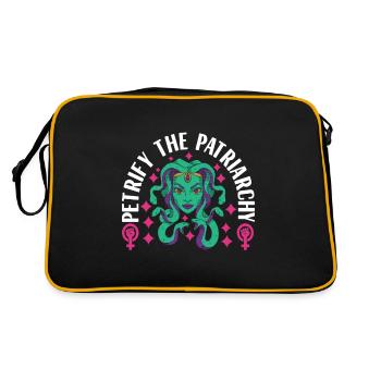 Féminisme Féministe Féministe - Sac Retro - noir/or - Dos