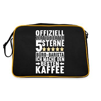 Farewell gift Job change colleagues - Retro Bag - black/gold - Back