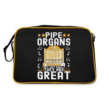 Organ Organist Organ Player - Retro Bag - black/gold - Back