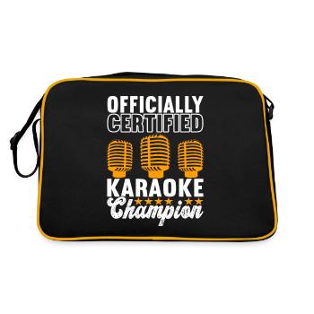 Karaoke Karaoke Evening - Retro Bag - black/gold - Back