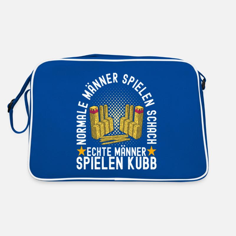 Kubb Wikinger Schach Retro Tasche