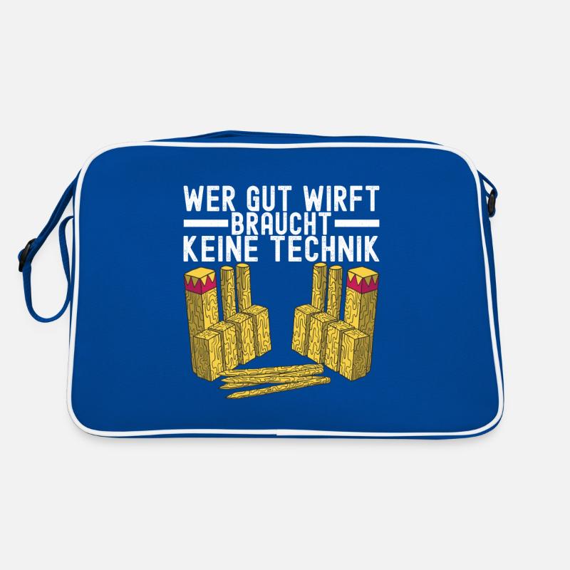 Kubb Wikinger Schach Retro Tasche