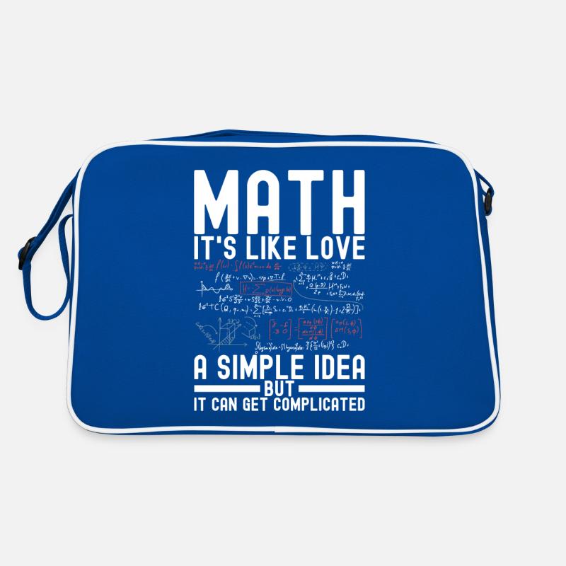 Math Teacher Mathematics Retro Bag