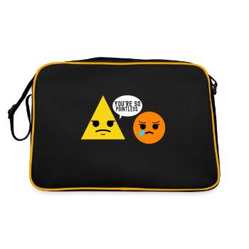 Professeur de mathématiques Mathématiques - Sac Retro - noir/or - Dos