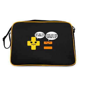 Professeur de mathématiques Mathématiques - Sac Retro - noir/or - Dos